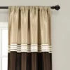 Set Of 2 (84"x54") Terra Light Filtering Window Curtain Panels - Lush Décor