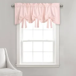 18"x52" Melody Bow Valance Blush - Lush Décor -Home Decoration Promotion GUEST df3d4d53 5577 4744 8cd2 dc0bb6042fda