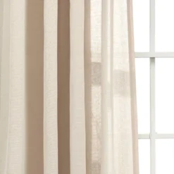 84"x52" Ruched Waterfall Linen Window Curtain Panel - Lush Décor -Home Decoration Promotion GUEST e1169d9e f923 4980 94a8 6df05c77c360