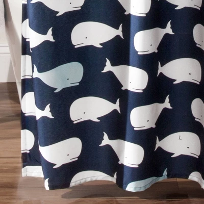 Whale Shower Curtain - Lush Décor 3 Whale Shower Curtain - Lush Décor - Image 3