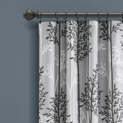 Linear Tree Insulated Blackout Window Curtain Panels - Lush Décor 1 Linear Tree Insulated Blackout Window Curtain Panels - Lush Décor
