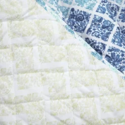 50"x60" Medallion Ombre Throw Blanket Blue/Navy Single - Lush Décor -Home Decoration Promotion GUEST f13bf9be e0bd 4cc1 9a1b b9a2f8796a0e