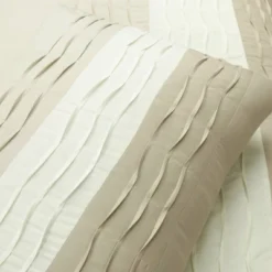 Lush Décor 5pc Mia Pleated Color Block Comforter Bedding Set Light Beige 10 Lush Décor 5pc Mia Pleated Color Block Comforter Bedding Set Light Beige -Home Decoration Promotion GUEST f1fd10e2 3c3e 4a6d bdf0 8c66212f72a8