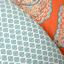 3pc Harley Cotton Duvet Cover Set Tangerine - Lush Décor 13 3pc Harley Cotton Duvet Cover Set Tangerine - Lush Décor -Home Decoration Promotion GUEST f25e6e9a 3122 4c3e b6e8 806d7b3848f3