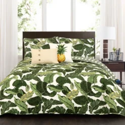 5pc Tropical Paradise Quilt Set Green - Lush Décor -Home Decoration Promotion GUEST f456c216 5135 4904 a2ca d92d0fbd4807