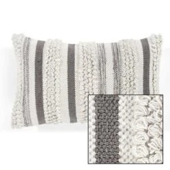13"x20" Oversize Bria Striped Family-Friendly Lumbar Throw Pillow Cover - Lush Décor -Home Decoration Promotion GUEST f78bee54 df26 4781 9dee 2f1b80649604