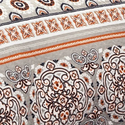 Nesco Quilt Navy/ Coral 3 Piece Set - Lush Décor 2 Nesco Quilt Navy/ Coral 3 Piece Set - Lush Décor - Image 2