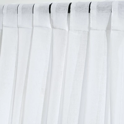 2pk 38"x84" Sheer Zuri Flora Curtain Panels Blue/Coral - Lush Décor 4 2pk 38"x84" Sheer Zuri Flora Curtain Panels Blue/Coral - Lush Décor - Image 4