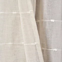 Set Of 2 Farmhouse Texture Grommet Sheer Window Curtain Panels - Lush Décor -Home Decoration Promotion GUEST f891b68d c725 4329 80e4 29373d37c2a6