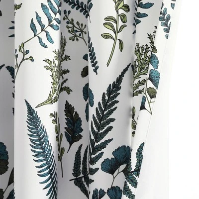 18"x52" Devonia Allover Light Filtering Valance White/Green - Lush Décor 4 18"x52" Devonia Allover Light Filtering Valance White/Green - Lush Décor - Image 4