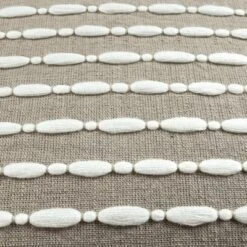 20"x20" Oversize Linear Family-Friendly Cotton Pillow Cover With Tassel - Lush Décor -Home Decoration Promotion GUEST fba94c9e c179 4567 8058 3595311cf7b0