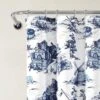 French Country Toile Single Shower Curtain - Lush Décor