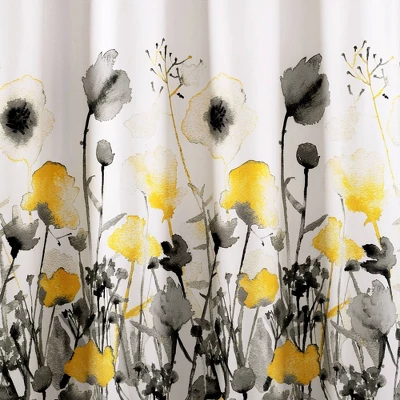 Zuri Flora Shower Curtain - Lush Décor 3 Zuri Flora Shower Curtain - Lush Décor - Image 3