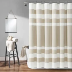 Cape Cod Stripe Yarn Dyed Cotton Shower Curtain - Lush Décor 13 Cape Cod Stripe Yarn Dyed Cotton Shower Curtain - Lush Décor -Home Decoration Promotion GUEST ff527db8 d0be 4457 81cc 9015284f404f